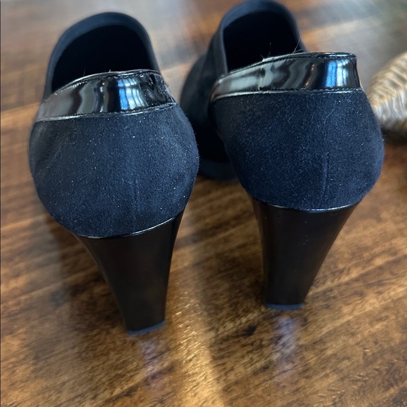 Stuart Weitzman | Black Suede Heeled Slip On Ankle Bootie, Size 7.5, NWOB - Picture 5 of 7